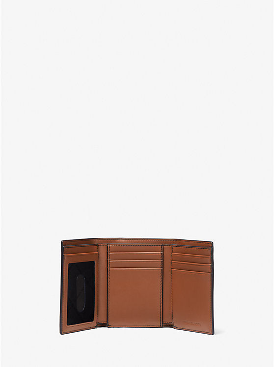 Michael Kors Hudson Pebbled Leather Tri-Fold Wallet