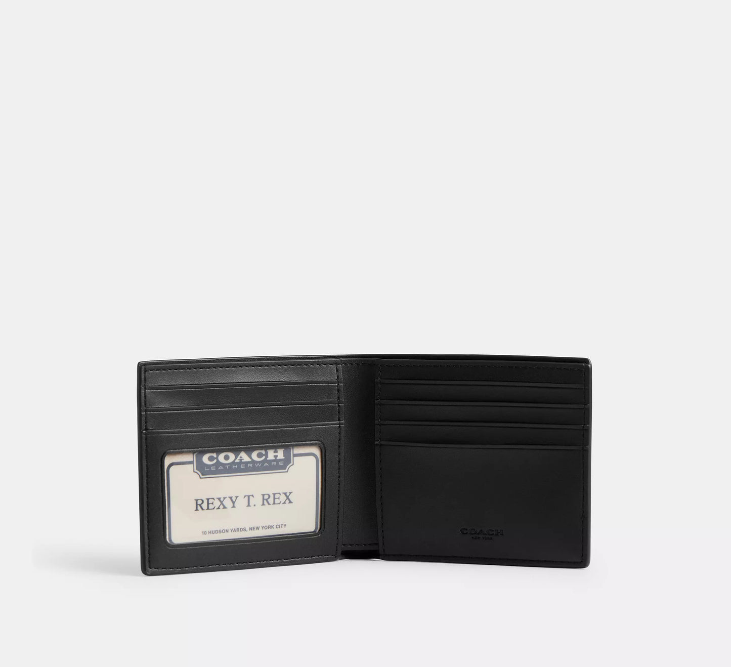 Coach ID Billfold Wallet In Signature Canvas