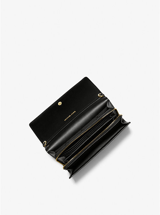 Michael Kors Jet Set Large Leather Crossbody Bag