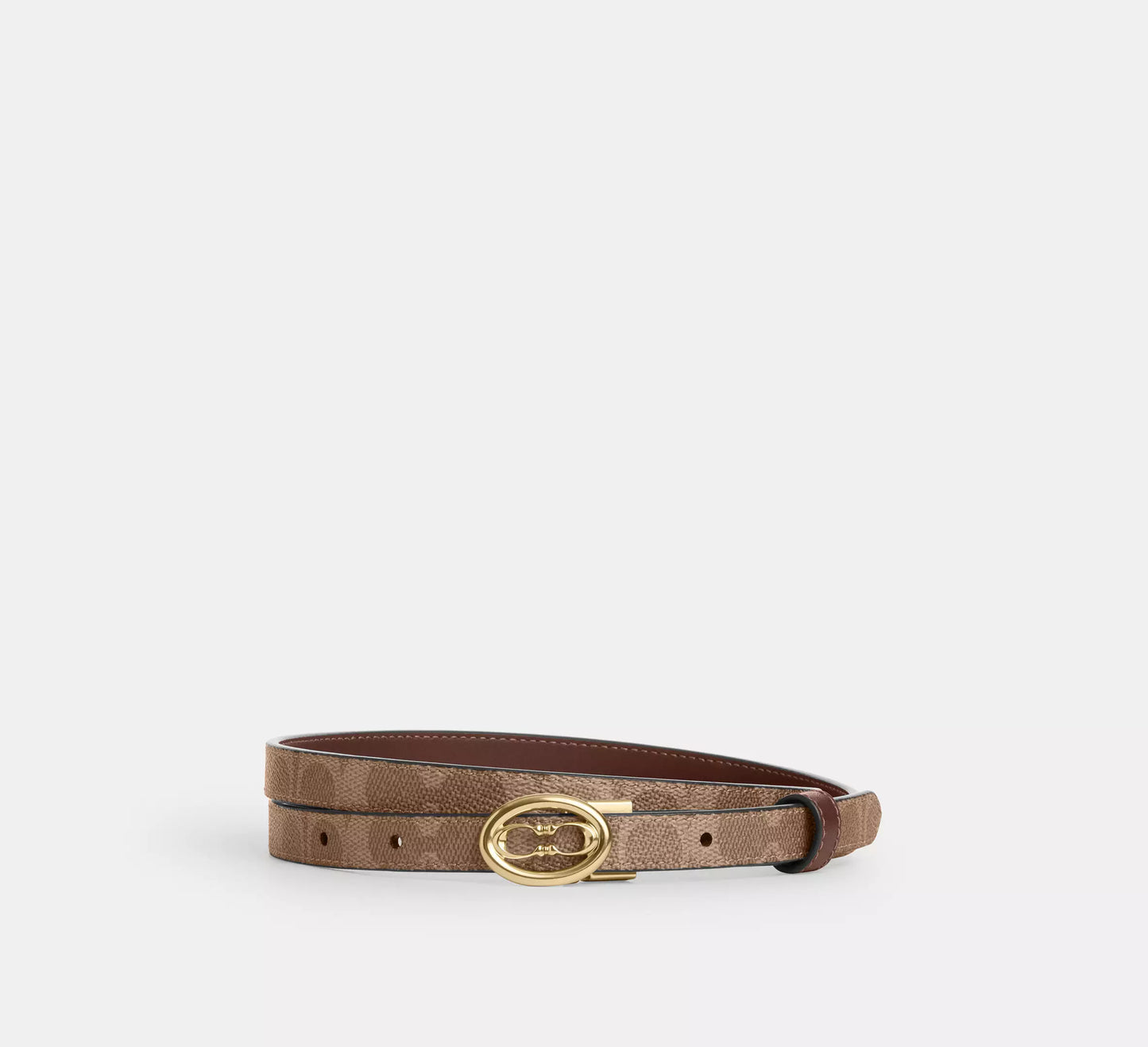 Coach Signature Buckle Cut To Size Belt, 18 Mm