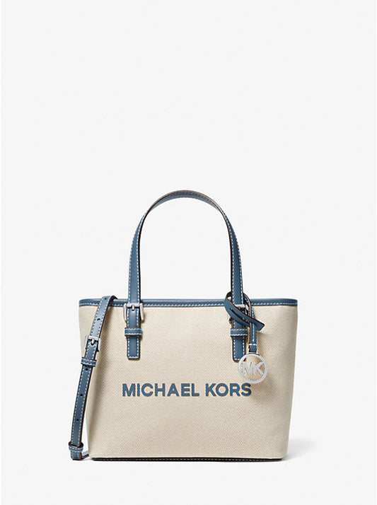 Michael Kors Jet Set Travel Extra-Small Canvas Tote Bag