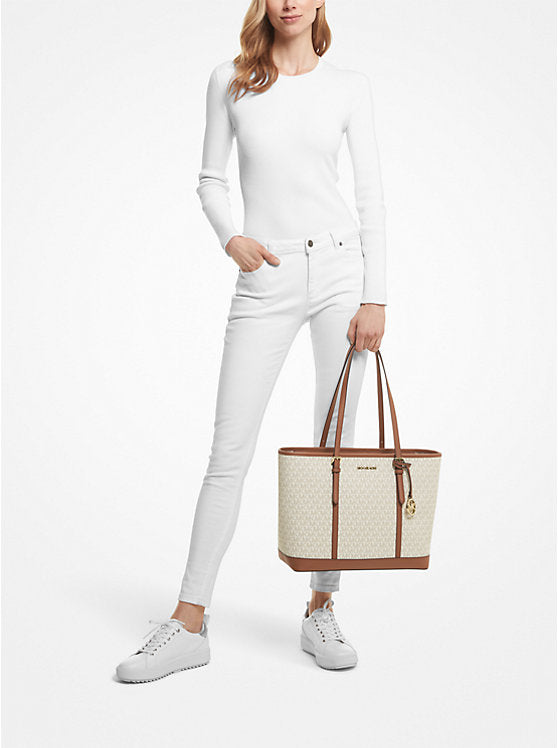 Michael Kors Jet Set Travel Extra Large Logo Tote Bag