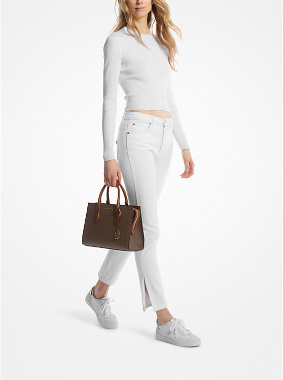 Michael Kors Sheila Medium Logo Satchel