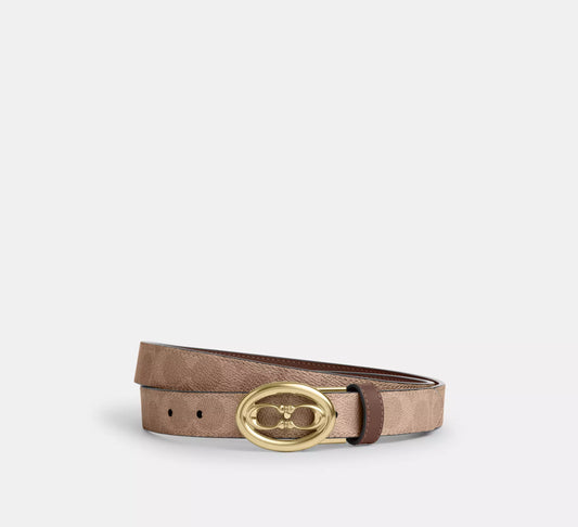 Coach Signature Buckle Cut To Size Belt, 25 Mm