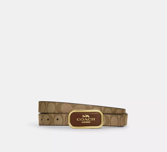 Coach Signature Buckle Cut To Size Morgan Belt, 25 Mm